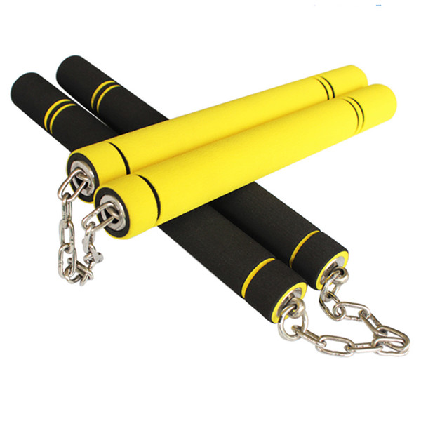 Stainless Steel Foam Nunchakus Performance Children Beginners Training To Practice Safe Foam Martial Art Fitness Nunchakus For Kids Kung Fu