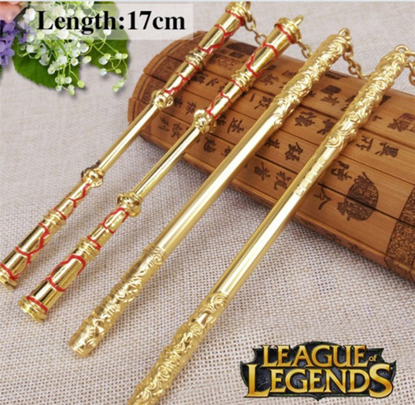 Mini Mens Golden Stainless Steel Nunchakus Toy Pendant Nunchuck Stick Performances Kung Fu Bruce Lee Nunchakus