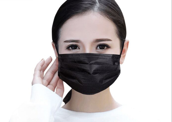 Activated carbon four-layer filter thickening anti-fog anti-odor anti-dust ten-pack non-woven low-resistance disposable men and women with t