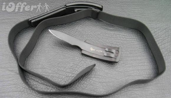 HUNTING KNIFE FIXED BLADE BELT BUCKLE SAWTOOTH KNIFE