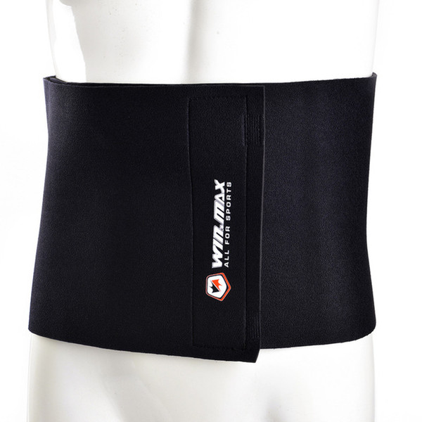 WinMax Adult Slimming Belt Fitness Equipment Neoprene Black Adjustable Belt Waist Trimmer Cincher Support Gymnastics Women