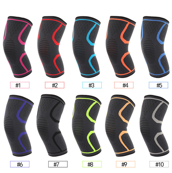 10 Colors Knee Protective Pad Honeycomb Crash Cushion Leg Fitness Supplies for Jogging Outdoor Basketball Soccer Mountaineering