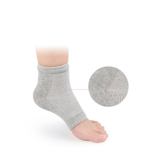 1pcs Black Skin Care Socks Pedicure Foot Care Tool Anti-slip Cracked Foot Men Women Foot Cover Protection Gray STJ-12