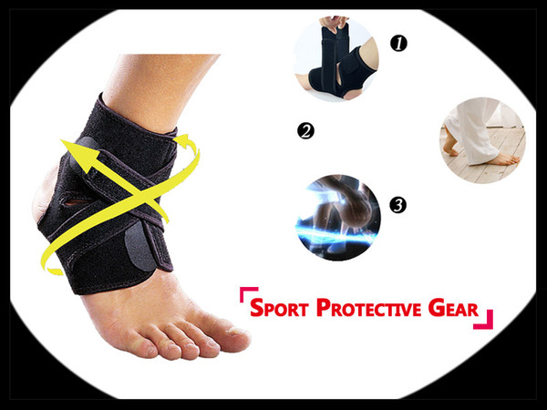 2017 new 1pcs Badminton Sport Protective Gear Basketball Football Sprained Pressure Strap Feet Ankle free DHL