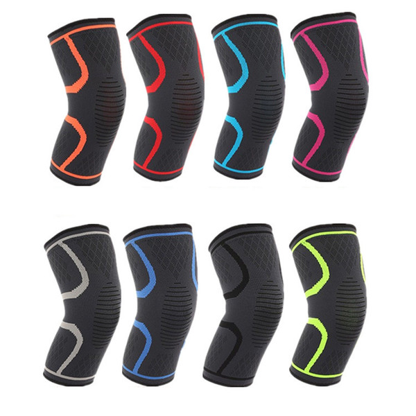 Wholesale 10 Colors Knee Protective Pad Honeycomb Crash Cushion Leg Fitness Supplies for Jogging Outdoor Basketball Soccer Mountaineering