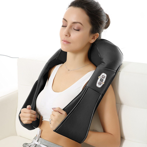 Stock In Germany Naipo 150D Shiatsu Neck Shoulder Massage 3D-Rotary Masseur for home office