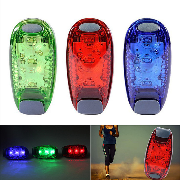 Outdoor Fitness LED Safety Lights Clip on Strobe/Running/Cycling/Dog Collar Lights 3 Modes Bike Tail Lights, Warning Light DHL Free OTH333