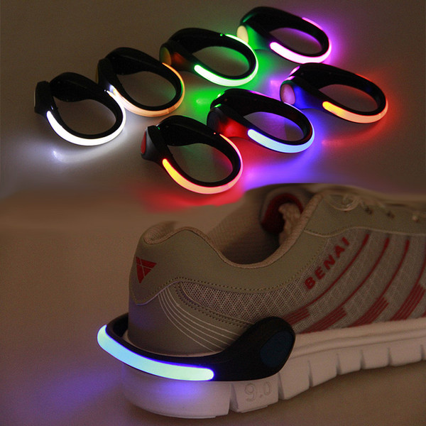 New Lighting Night LED Shoe Clip Trend Running Equipment Colorful LED Necessary For Street Exit Stars In The Same Paragraph