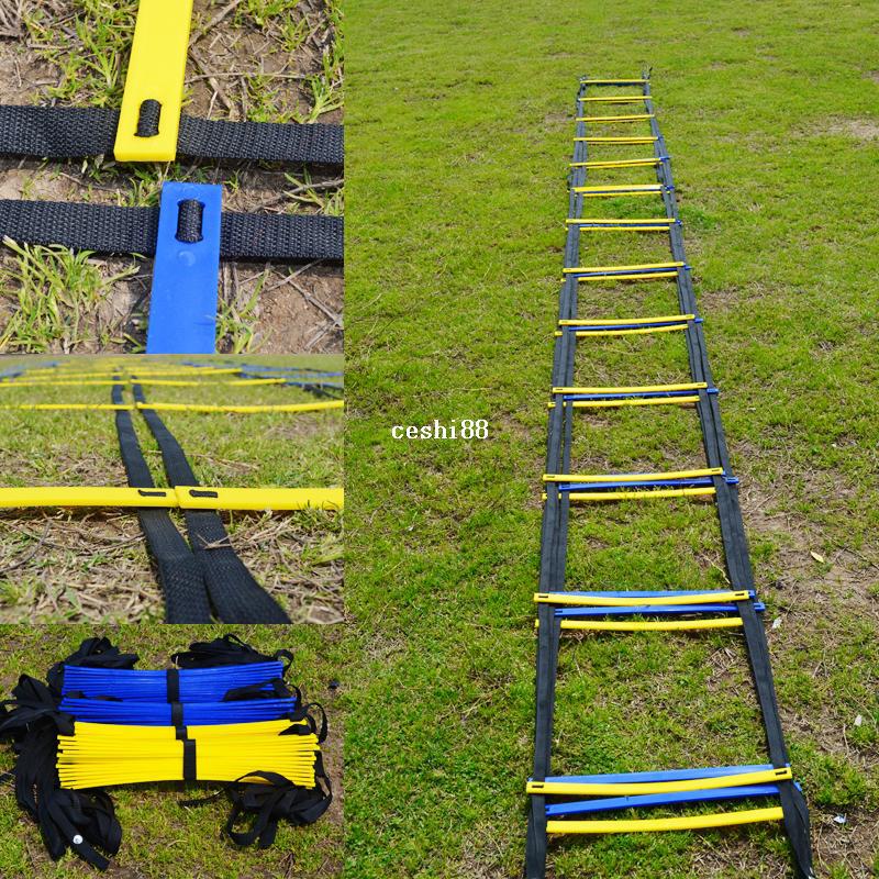 MESSON 22.5 FOOT Quick Flat Rung Agility Ladder Soccer Speed Training ladder