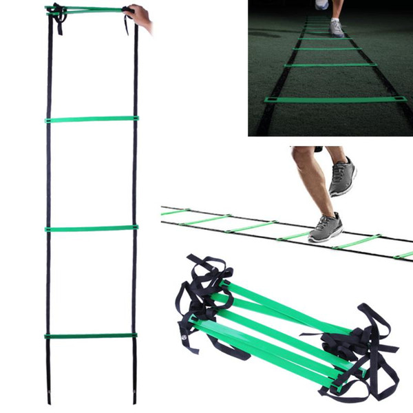 gility ladder Adjustable 5 Rung 10 Feet 3M Agility Ladder Nylon Strap for Soccer Speed Football Fitness Feet Training Soccer Outdoor Equi...