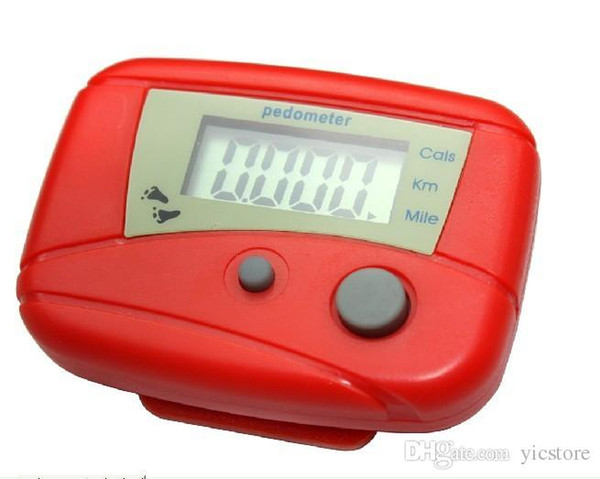 Pedometer with kilometers , miles , calories