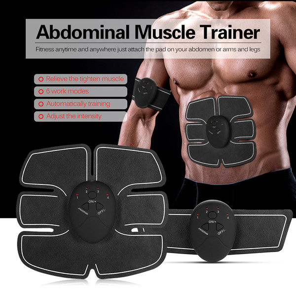 Abdominal Muscle Trainer Electronic Muscle Exerciser Machine Fitness Toner Belly Leg Arm Exercise Toning Gear Workout Equipment