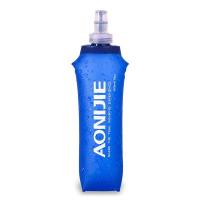 2018 New Wholesale- AONIJIE Women Men Running Soft Water Bag Outdoor Sports Trail Racing Marathon Hiking Fitness 500ml Collapsible Kettle