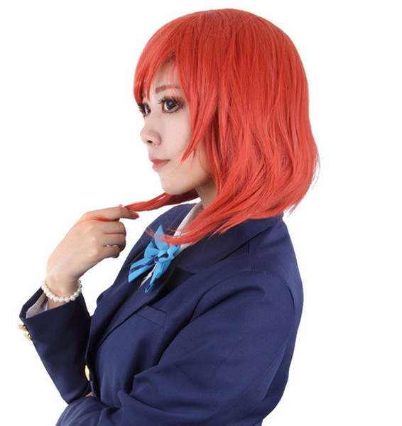 Anime Love Live LoveLive! Nishikino Maki Cosplay Wig + Wig Cap