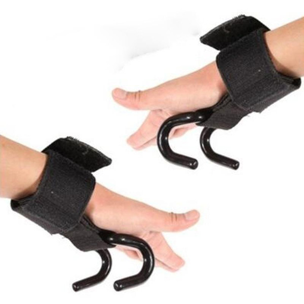 1 pc Weight Lifting Wrist Support Strong Training Gym Hook Grip Strap Wrist Support Glove Practical Adjustable Wrist Stripe