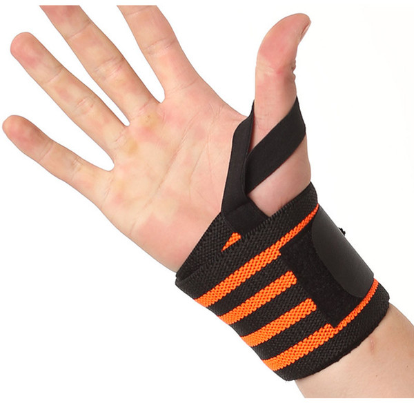 New Weight Lifting Protective Sport Wristband Gym Wrist Brace Thumb Support Strap Wraps Bandage Fitness Training Safety Bandage Sports Wrist