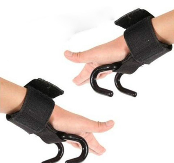 1 pc Weight Lifting Wrist Support Strong Training Gym Hook Grip Strap Wrist Support Glove Practical Adjustable Wrist Stripe