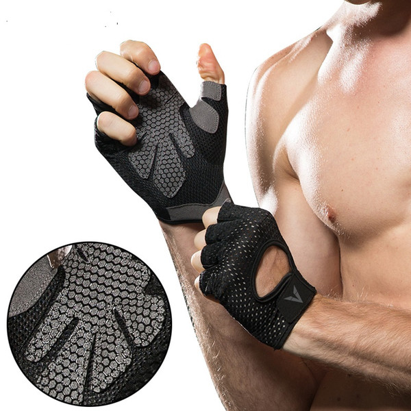 Professional gym gloves fitness gloves men women hands protecting breathable sports gloves for crossfit weight-lifting