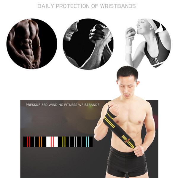 Weight Lifting Sport Wristband Gym Wrist Brace Thumb Support Strap Wraps Bandage Fitness Training Safety Bandage