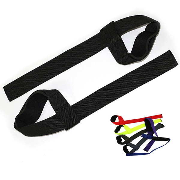 2pcs gym lifting straps weightlifting wrist weight belt bodybuilding gloves for women men fitness crossfit barbells power sport