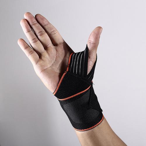 New Adjustable Black Weight Lifting Wrap Wrist Thumb Brace Support Fitness Straps protective Gym Exercise protecter