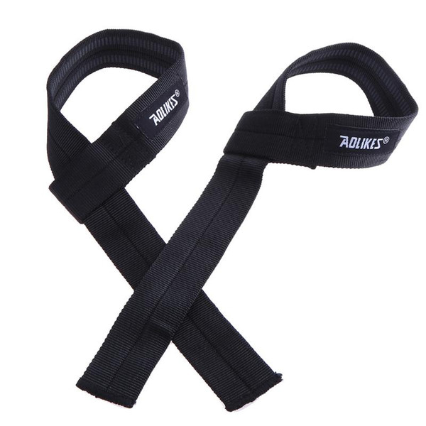 Aolikes 1 Pair Weightlifting Hand Pad Wrist Wrap Straps Gloves Gym Bar Crossfit Bar Support Lifting Training cushion Fitness