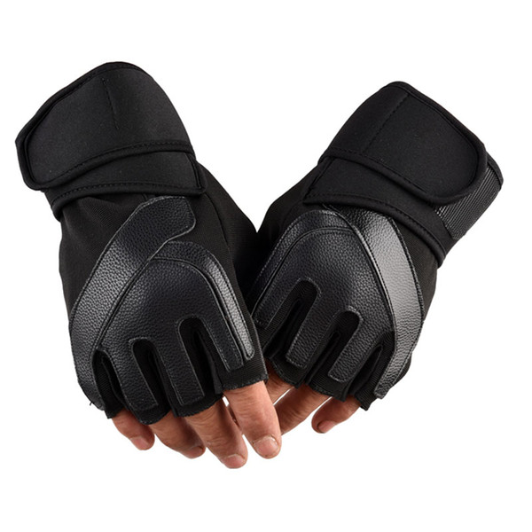 Men's Gym Gloves Bodybuilding Crossfit Fitness Sports Dumbbell Barbell Weight Lifting Sport Gloves