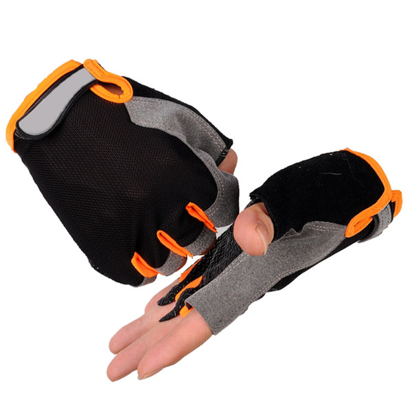 New Style Comfortab Half Finger Gloves Soft Fabric Breathable four Colors Anti Slip Waterproof Outdoor Sport New Arrival