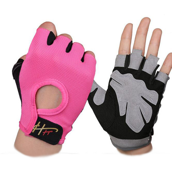 Anti-skid Half Finger Gym Gloves Sports Body Building Training Wrist Gloves Men & Women Dumbbell Fitness Exercise Weightlifting