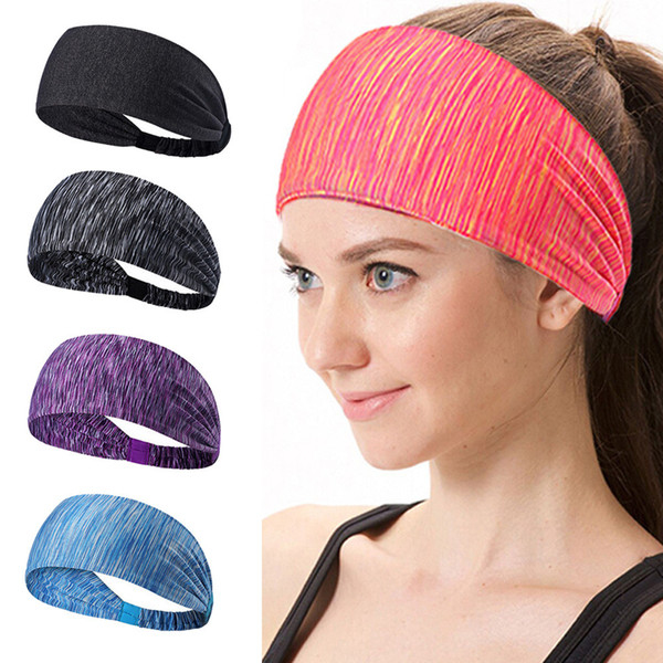 Women Cotton Knotted Turban Head Warp Hair Band Wide Elastic Headband Sport Yoga 2017 Stretch Hairband Elastic Cotton Hair Band