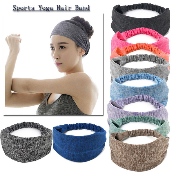 Unisex Headband - Sports Stretch Elastic Yoga Sweatband & Sports Headband for Running, Working Out Gym Stretch Headband Hair Band