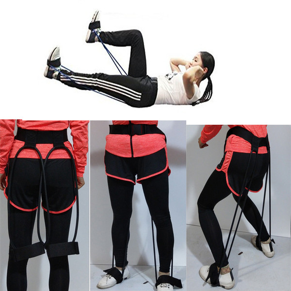 Women Fitness Workout Resistance Belt Adjustable Waist Belt Pedal Exerciser for Fitnesss Exercise Training