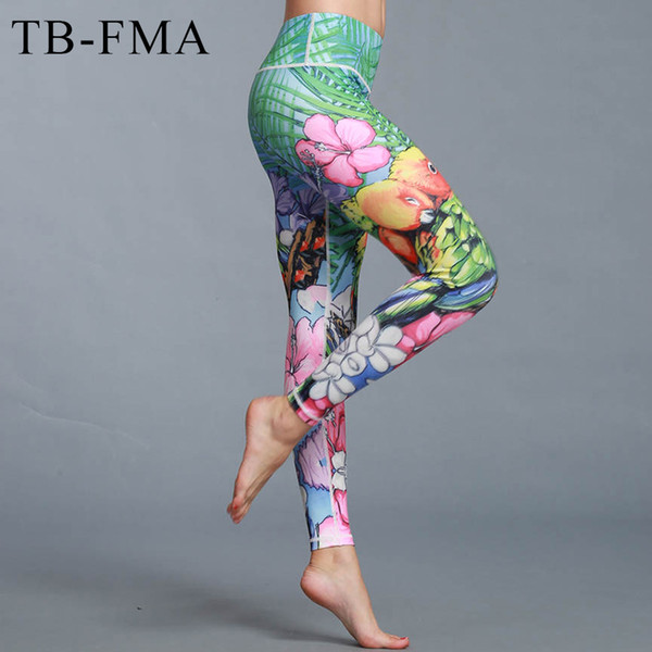 Fitness Women Sportswear Gym Pants Yoga Pants Sport Tight Legging Training Running Tight Elastic Gym high waist breathable pants HK56