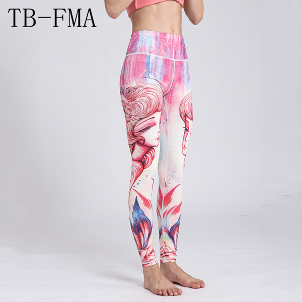 Floral Print pants women sportswear High Waist Compression Yoga Pants Wide Gym Super Quality Leggings Compression Sportswear