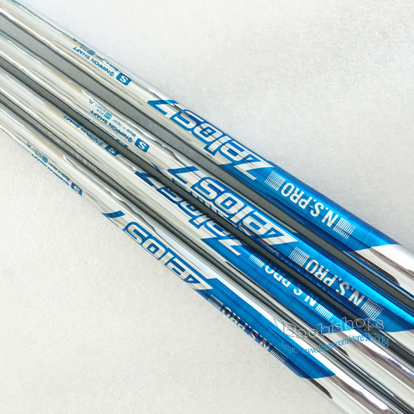 New Golf clubs shaft N S PRO ZELOS 7 Golf Irons 8pcs/lot Steel shaft R or S Golf shaft Cooyute Free shipping