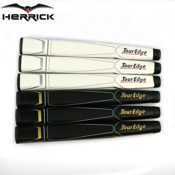 Golf putter grip high wear-resisting rubber PU comfortable and durable white/black Optional free shipping