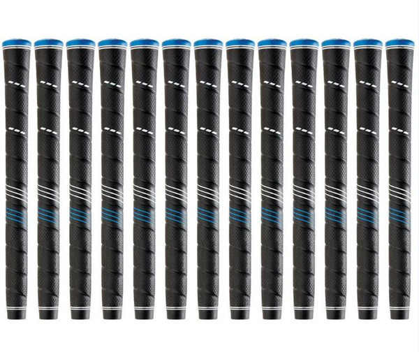 NEW TPE Material Wrap Standard/Midsize Golf Grip Blue Cap 13pcs/lot Golf Irons and Woords Grips Free Shipping