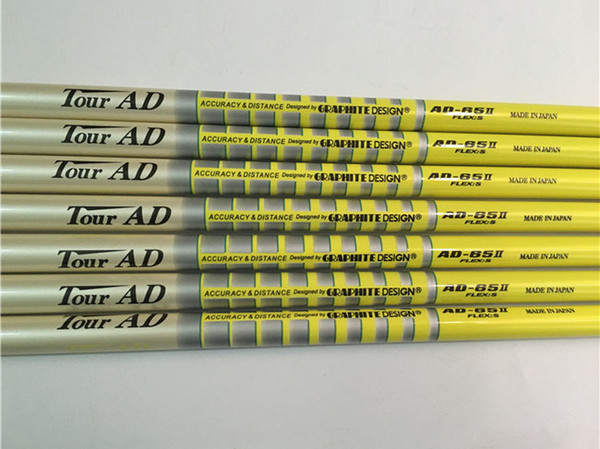 10pcs/lot Brand New Tour AD AD-65 Shaft R/S/SR Flex Yellow Golf Graphite Shaft for Irons and Wedges