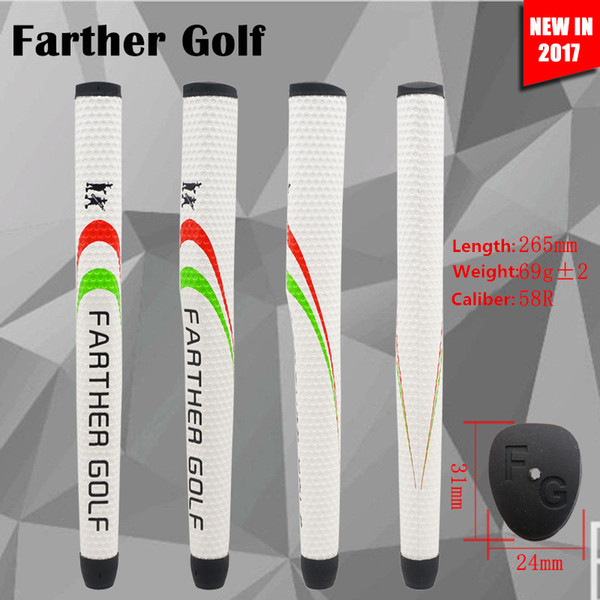 2018 New Arrive Farther Golf PU Golf putter grips white color good quality free shipping