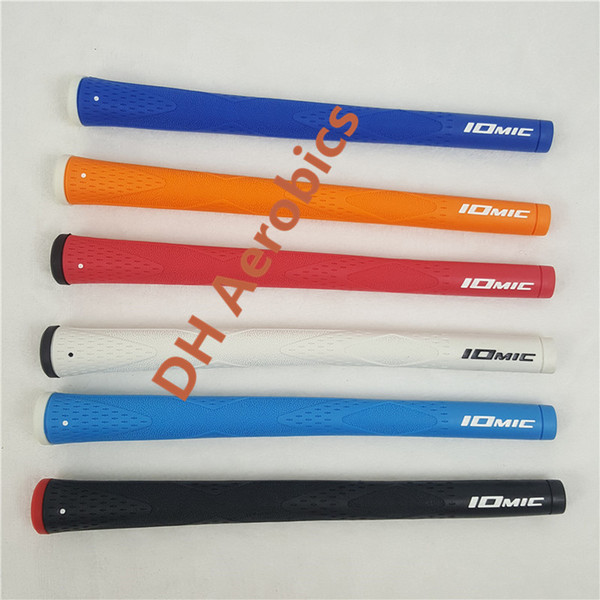 Hot New Golf grips High quality rubber IOMIC Golf irons grips 5 colors in choice 10 pcs /lot Golf wood grips Free shipping