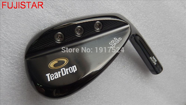 FUJISTAR GOLF TearDrop Cold Forged golf wedge head milled face good for ball spin black colour