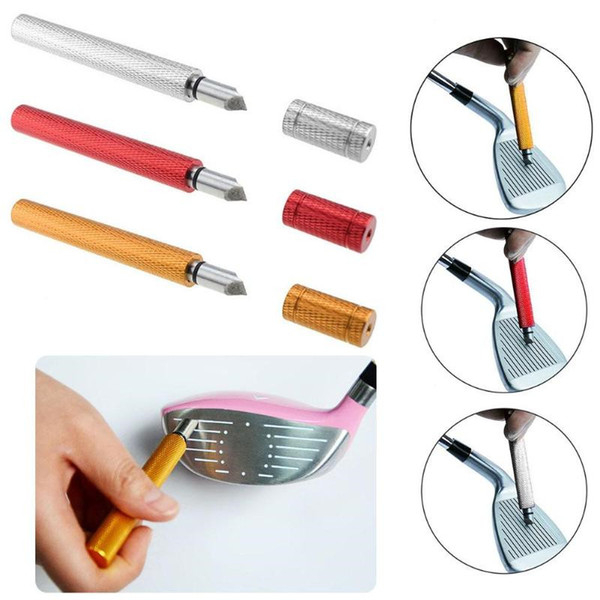 Golf Club Golf Cleaning Tool Aluminum Clear Trench Pen Tool Accessories 5 Colors