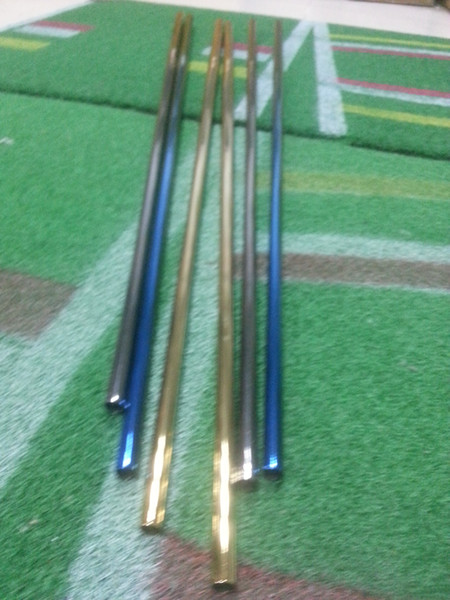 colored steel golf iron clubs shafts