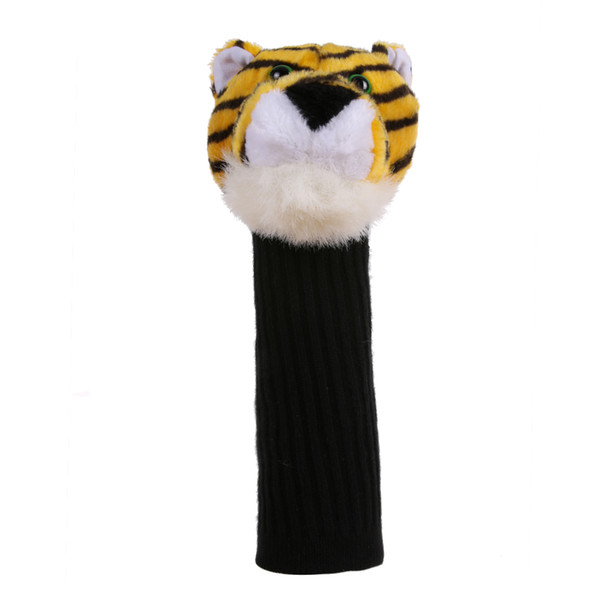 New Golf Club Headcover Plush Cute Cartoon Tiger Style Bar Head Protection Covers Golf Club Heads Accessories Promotion