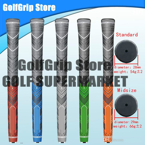 wholesale 2016 new color sale of golf handle standard and midsize a variety of composite standard golf club tour handle