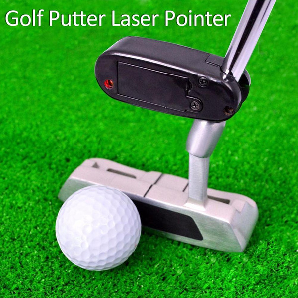 Mini Black Golf Putter Laser Pointer Putting Training Aim Line Corrector Improve Aid Tool Golf Practice Accessories