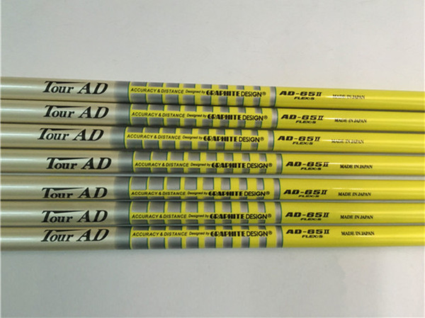 Brand New 10PCS Tour AD AD-65 Shaft Yellow Golf Graphite Shaft R/S/SR Flex Graphite Golf Shaft for Golf Irons Wedges