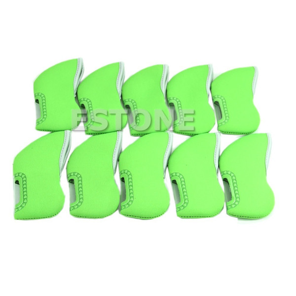 New 10pcs Neoprene iron golf club head covers headcovers Set New