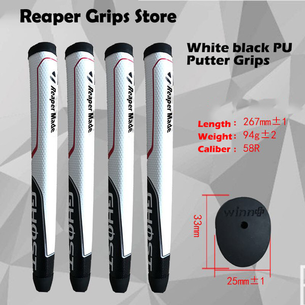 Hign Quality PU Rubber Inner Yube White Black TMade Series Golf Grips Putter Grips OEM Classic for new in 2018