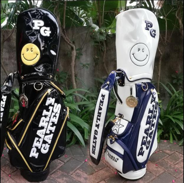 2019 Fashion unisex brand pu leather golf bag stand golf ball bags golf club bag professional